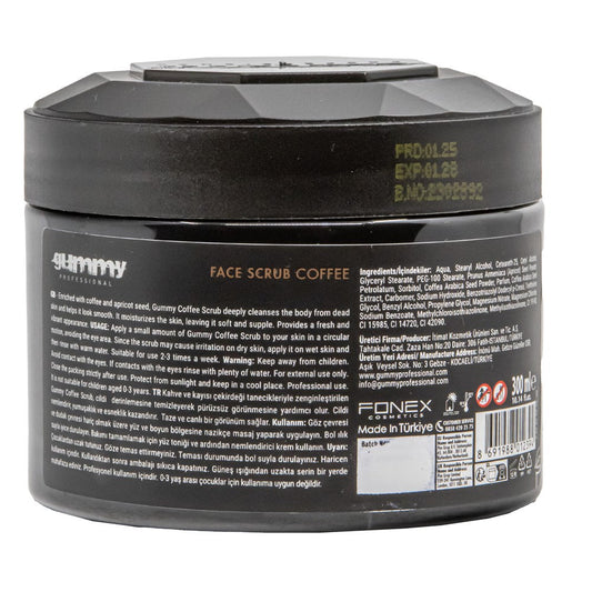 Gummy Professional Face Scrub - Coffee