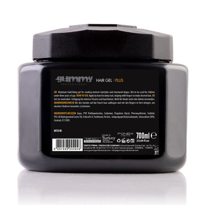 Gummy Professional Hair Gel - Plus 23.66oz Open