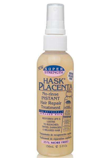 Hask Placenta No-Rinse Instant Hair Repair Treatment Super - Beautiful Black Hair