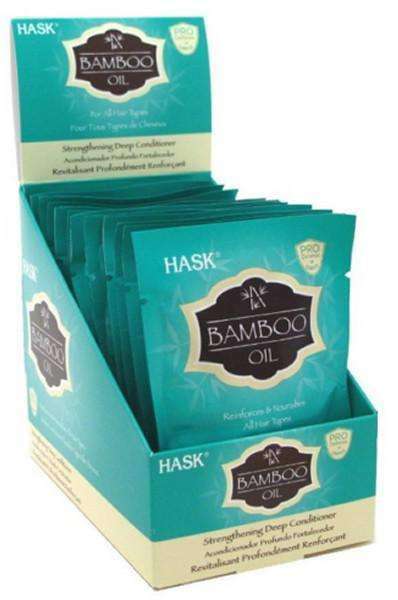 Hask Bamboo Oil Strengthening Deep Conditioner Pack - Beautiful Black Hair