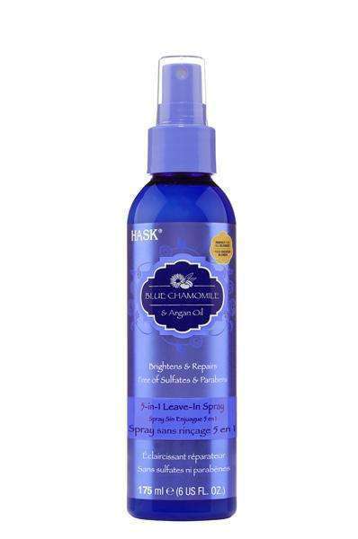 Hask Blue Chamomile Argan Oil 5-in-1 Leave In Spray - Beautiful Black Hair