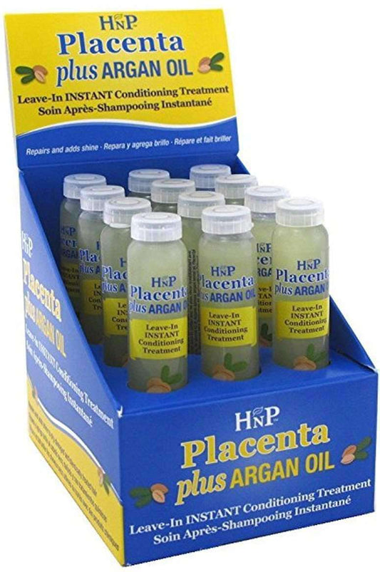 Hask Placenta Argan Leave In Treatment Vial - Beautiful Black Hair