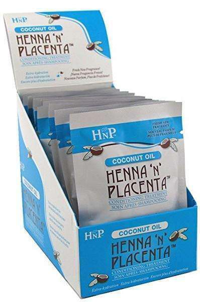 Hask Coconu Oil Henna n Placenta Treatment Pack - Beautiful Black Hair