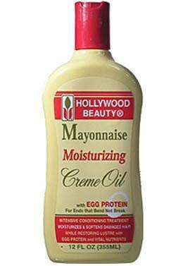 Hollywood Beauty Mayonnaise Moisturizing Creme Oil - Beautiful Black Hair