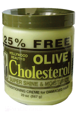 Hollywood Beauty Olive Cholesterol 20oz - Beautiful Black Hair