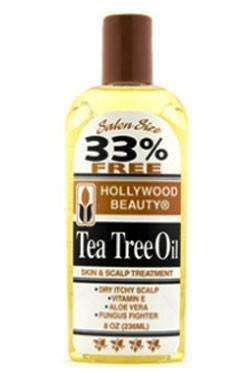 Hollywood Beauty Tea Tree Oil 8oz - Beautiful Black Hair