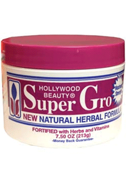 Hollywood Beauty Super Gro 7.5oz - Beautiful Black Hair
