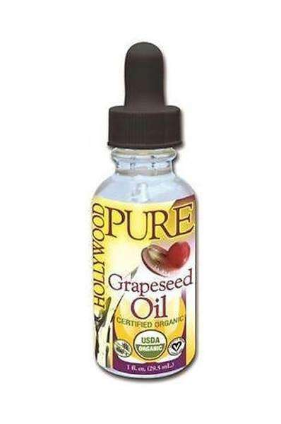 Hollywood Beauty Pure Organic Grapeseed Oil - Beautiful Black Hair
