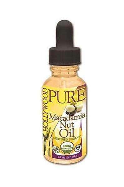 Hollywood Beauty Pure Organic Macadamia Nut Oil - Beautiful Black Hair