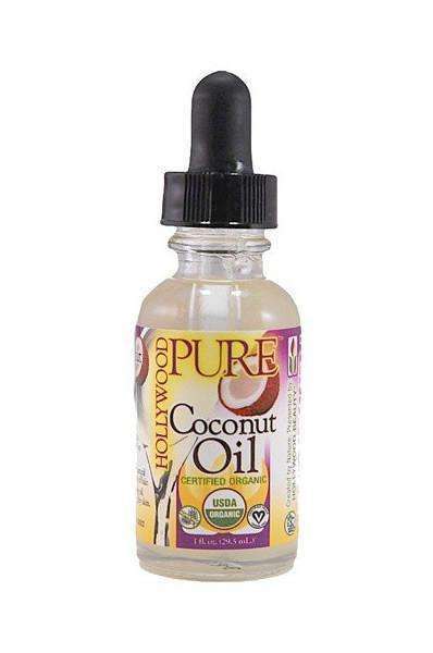 Hollywood Beauty Pure Organic Coconut Oil - Beautiful Black Hair
