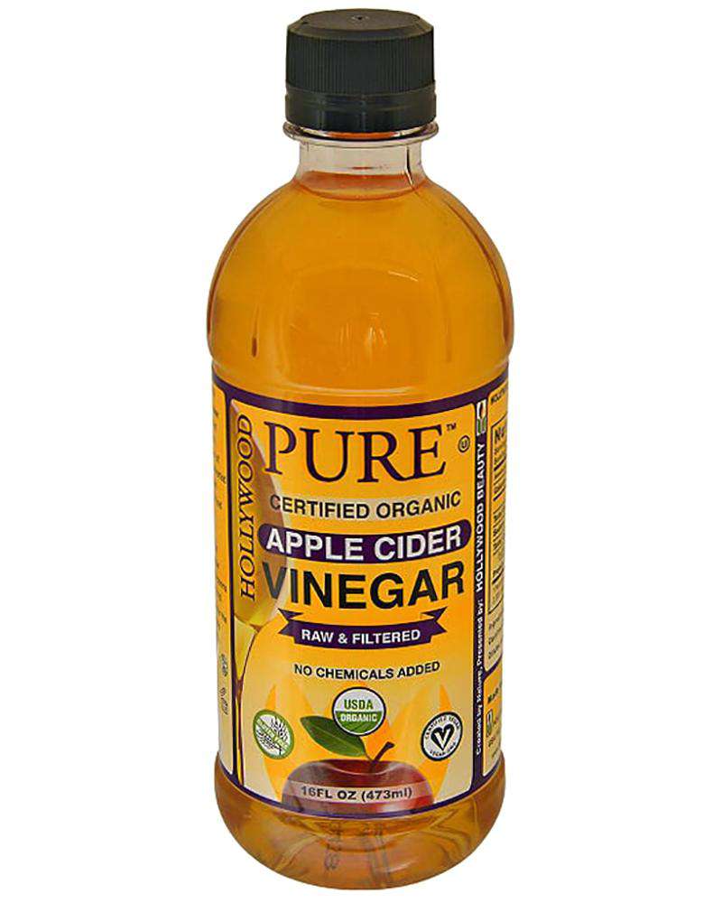 Hollywood Beauty Pure Certified Organic Apple Cider Vinegar - Beautiful Black Hair