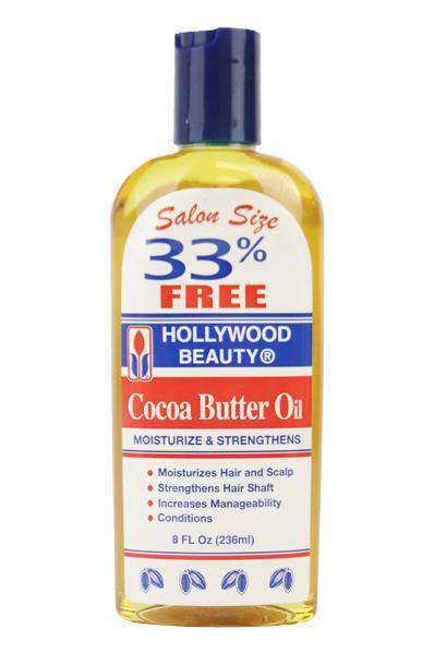 Hollywood Beauty Cocoa Butter Oil - Beautiful Black Hair
