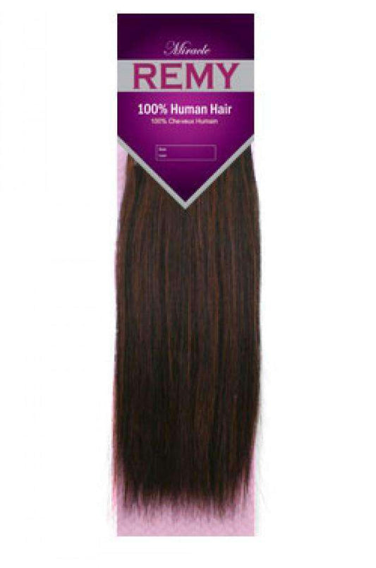 Miracle Remy 100% Human Hair Weave - Silky Yaky - Beautiful Black Hair