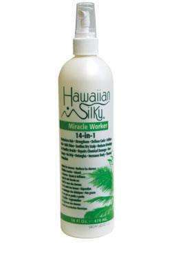 Hawaiian Silky Miracle Worker 14 In 1 16oz - Beautiful Black Hair