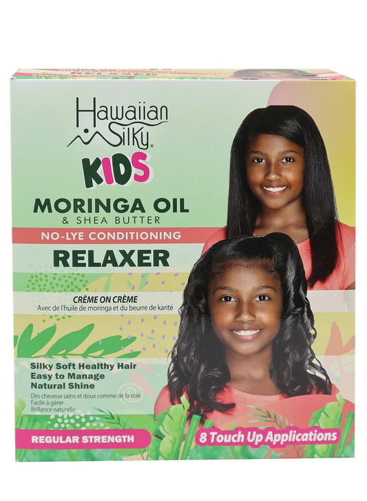 Hawaiian Silky Kids Moringa Oil & Shea No-Lye Conditioning Relaxer Value Pak