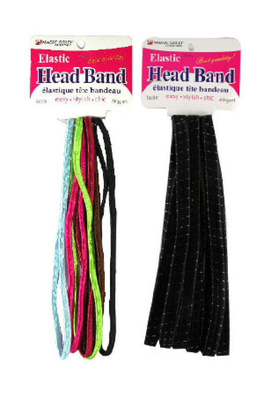 Magic Gold Elastic Head Bands #2644 - Beautiful Black Hair
