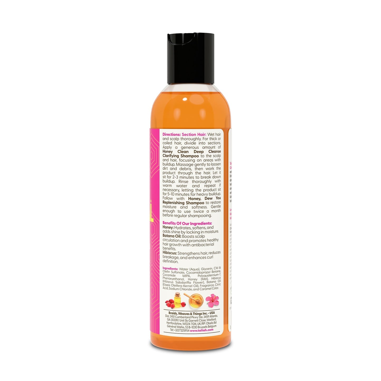 Taliah Waajid Love My Natural Hair Honey Clean Deep Cleanse Clarifying Shampoo