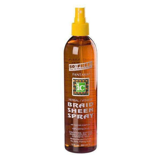 Fantasia Herbal Vitamin Braid Sheen Spray - Beautiful Black Hair