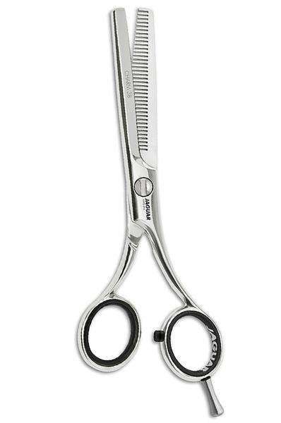 Jaguar White Line Charm Thinner 5-1/2" Thinner - Beautiful Black Hair