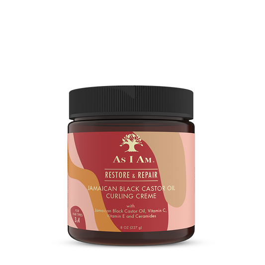 As I Am Restore & Repair Jamaican Black Castor Oil Curling Crème - Beautiful Black Hair