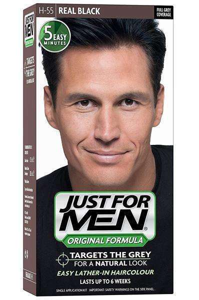 Just For Men Original Formula Hair Colour - H-55 Real Black - Beautiful Black Hair