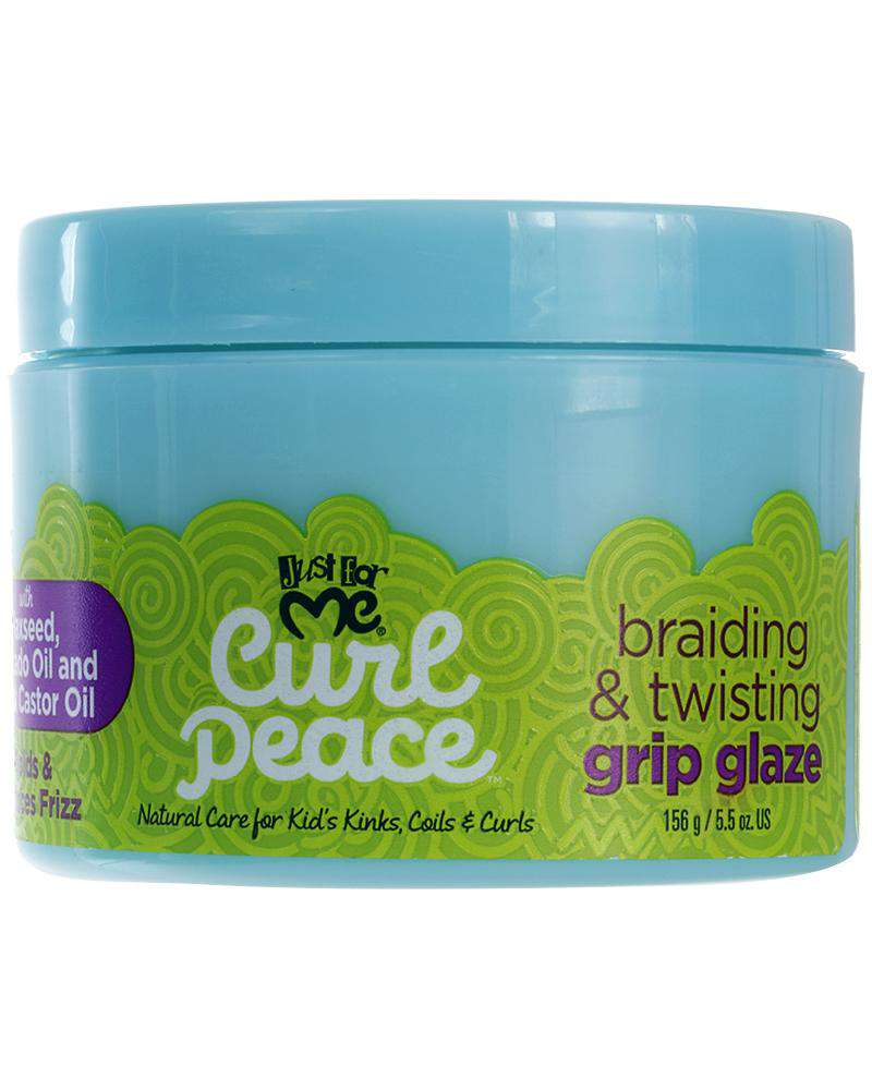 Just For Me! Curl Peace Braiding & Twisting Grip Glaze - Beautiful Black Hair