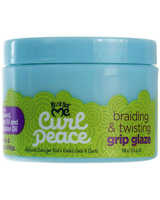 Just For Me! Curl Peace Braiding & Twisting Grip Glaze - Beautiful Black Hair