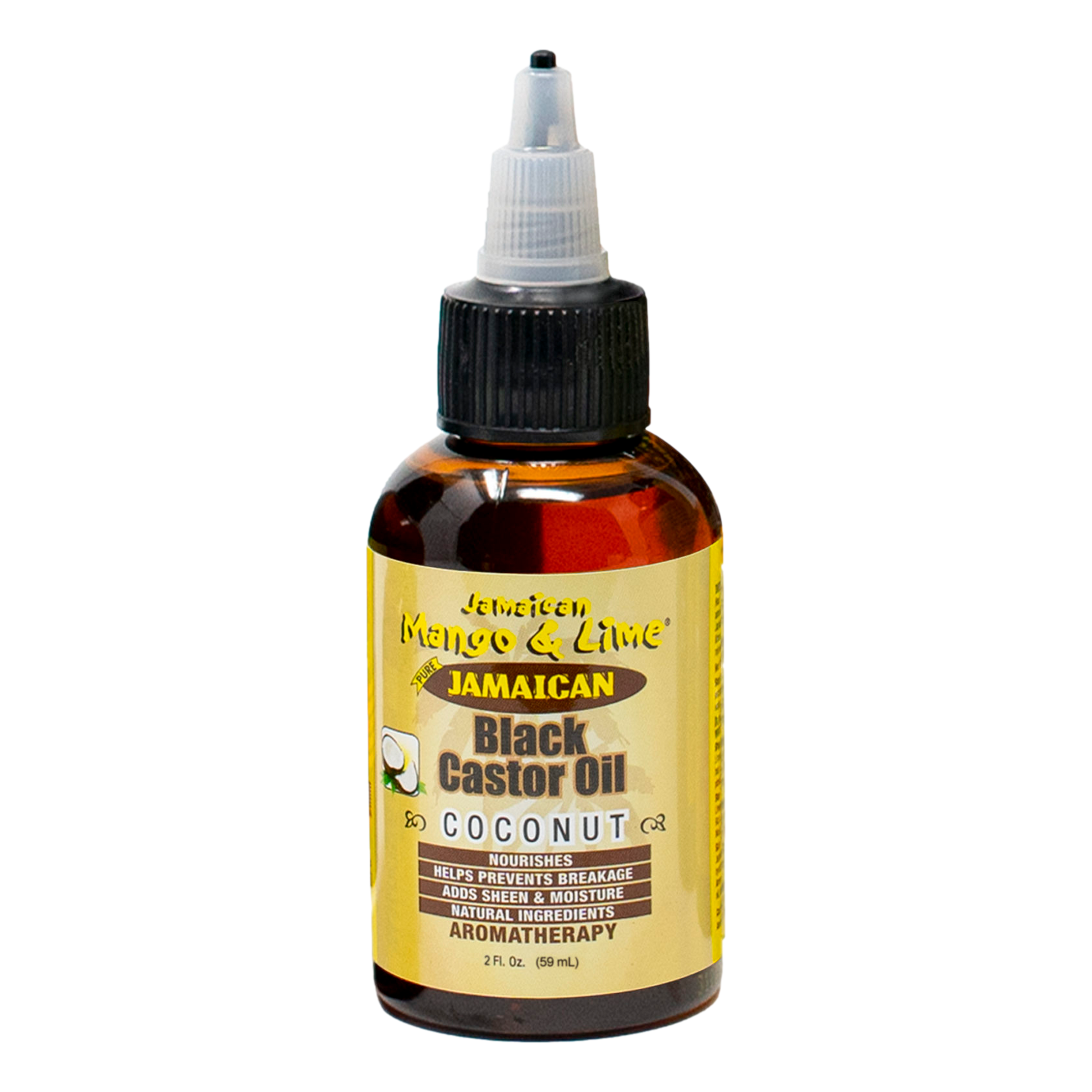 Jamaican Mango & Lime Black Castor Oil - Coconut 2oz - Beautiful Black Hair