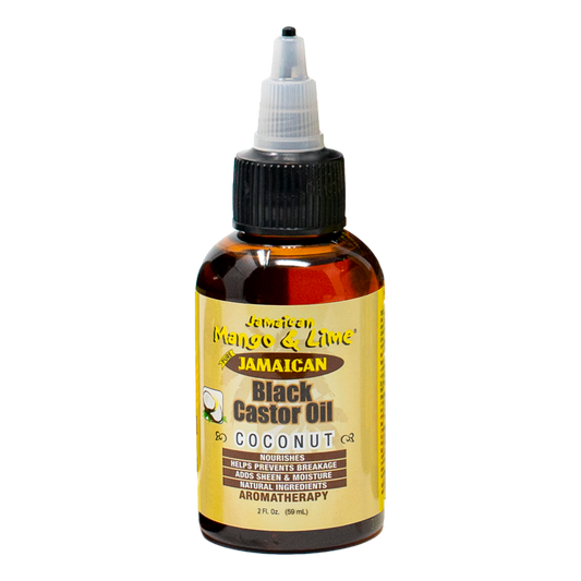 Jamaican Mango & Lime Black Castor Oil - Coconut 2oz - Beautiful Black Hair
