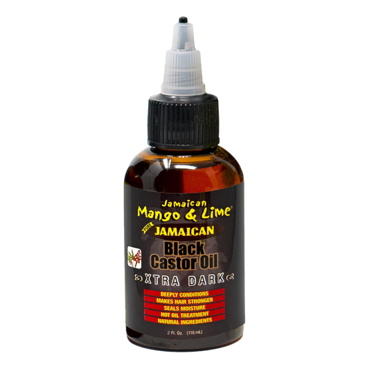 Jamaican Mango & Lime Black Castor Oil - Extra Dark 2oz - Beautiful Black Hair