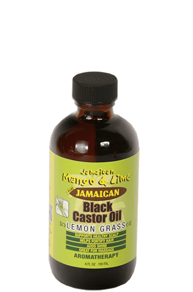Jamaican Mango & Lime Black Castor Oil Lemon Grass - Beautiful Black Hair