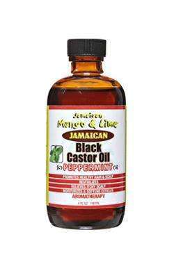 Jamaican Mango and Lime Black Castor Oil Peppermint - Beautiful Black Hair