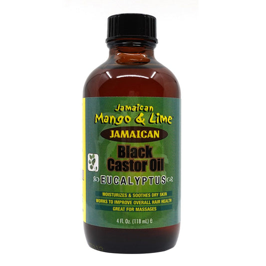 Jamaican Mango & Lime Black Castor Oil - Eucalyptus