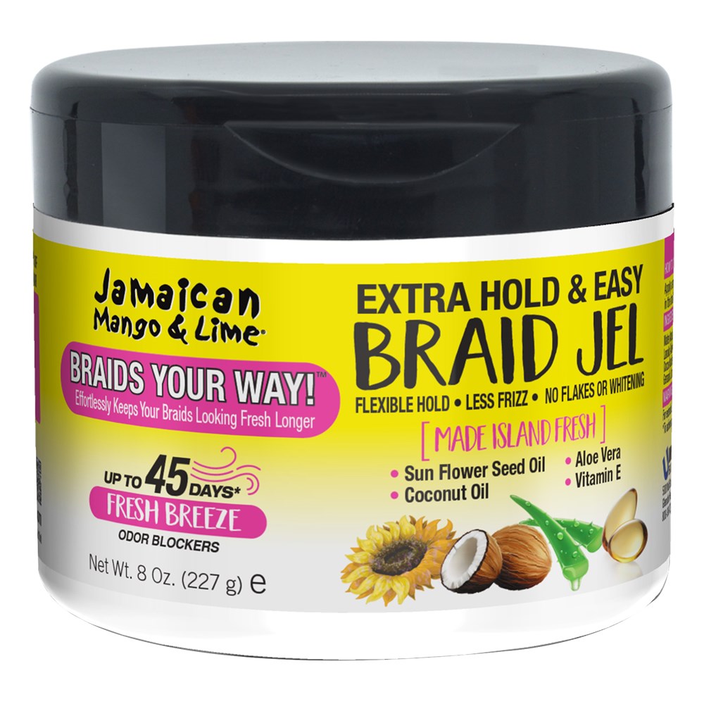 Jamaican Mango & Lime Braids Your Way Extra Hold & Easy Braid Jel