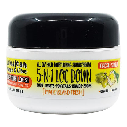 Jamaican Mango & Lime 5-n-1 Loc Down Mega Firm Holding Gel 1.5oz