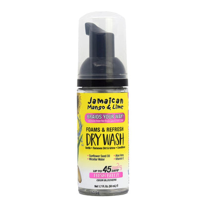 Jamaican Mango & Lime Braids Your Way Foams & Refresh Dry Wash 2oz