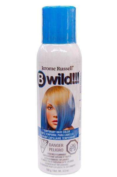 Jerome Russel Bwild Temporary Hair Color Spray - Bengal Blue - Beautiful Black Hair