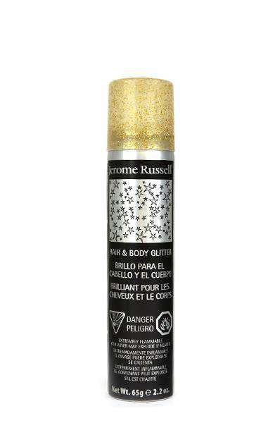 Jerome Russell Temporary Color Spray - Gold Glitter - Beautiful Black Hair