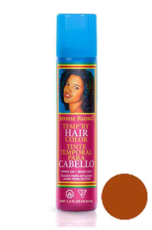 Jerome Russell Temporary Color Spray - Auburn Light - Beautiful Black Hair