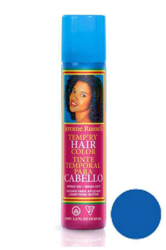 Jerome Russell Temporary Color Spray - Blue - Beautiful Black Hair