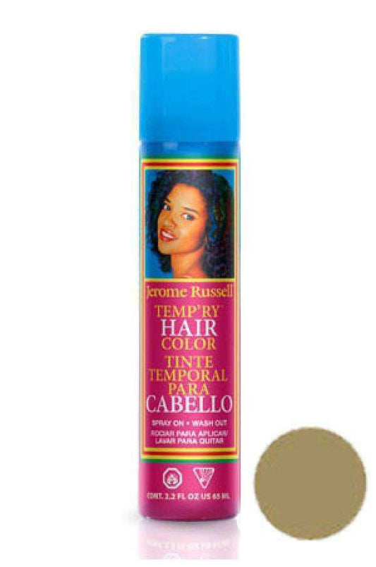 Jerome Russell Temporary Color Spray - Gold Blonde - Beautiful Black Hair