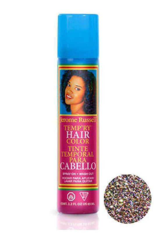 Jerome RussellTemporary Color Spray - Multi Glitter - Beautiful Black Hair