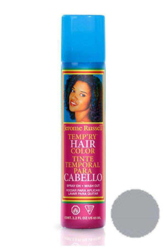 Jerome Russell Temporary Color Spray - Silver Light - Beautiful Black Hair