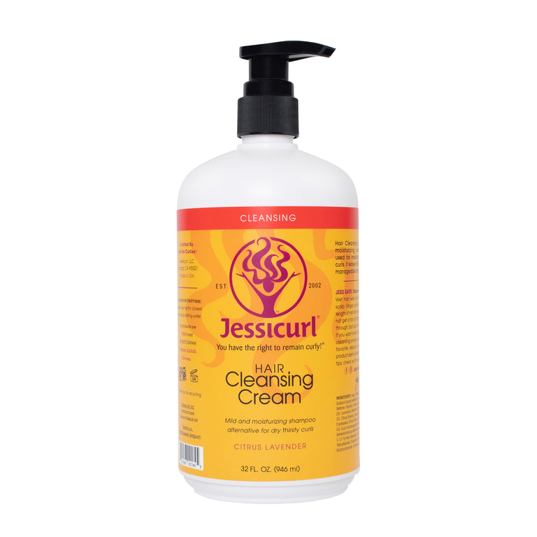 Jessicurl Hair Cleansing Cream 32oz Citrus Lavender
