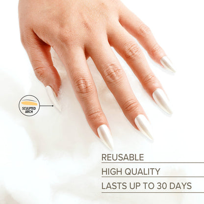 EBIN Press-On Nails Just Landed - Cloud 9 #N3DJ001 Long