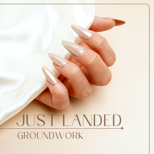 EBIN Press-On Nails Just Landed - Groundwalk #N3DJ004 Long