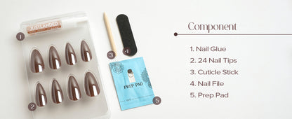 EBIN Press-On Nails Just Landed - Runway #N3DJ005 Long