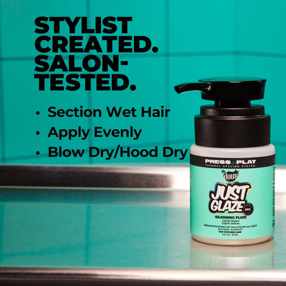 The Doux Press Play Just Glaze Silkening Fluid