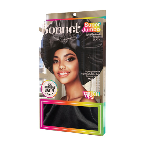 Touch Down Bonnet Super Jumbo - Black