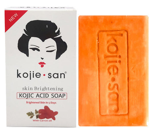 Kojie San Skin Brightening Kojic Acid Soap  w/ Carrot Oil